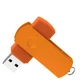 Флешка пластиковая на 8 Гб Elegance Color USB 2.0, оранжевая - фото № 4