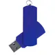 Флешка пластиковая на 8 Гб Elegance Color USB 2.0, синяя - фото № 1