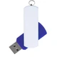 Флешка пластиковая на 8 Гб Elegance Color USB 2.0, синяя / белая - фото № 1