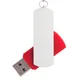Флешка пластиковая на 8 Гб Elegance USB 2.0, красная - фото № 1