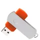 Флешка пластиковая на 8 Гб Elegance USB 2.0, оранжевая - фото № 2