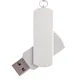 Флешка пластиковая на 8 Гб Elegance USB 2.0, серебристая - фото № 1