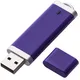 Флешка пластиковая на 8 Гб Profi USB 2.0, фиолетовая - фото № 2