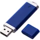 Флешка пластиковая на 8 Гб Profi USB 2.0, синяя - фото № 2