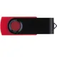 Флешка пластиковая на 8 Гб Twist Color Mix USB 2.0, красная / черная - фото № 3