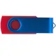 Флешка пластиковая на 8 Гб Twist Color Mix USB 2.0, красная / синяя - фото № 3