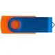 Флешка пластиковая на 8 Гб Twist Color Mix USB 2.0, оранжевая / синяя - фото № 3