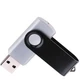 Флешка пластиковая на 8 Гб Twist Color Mix USB 2.0, серебристая / черная - фото № 2