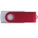 Флешка пластиковая на 8 Гб Twist Color Mix USB 2.0, серебристая / красная - фото № 3