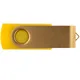Флешка пластиковая на 8 Гб Twist Color USB 2.0, желтая - фото № 3