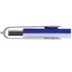 Флешка пластиковая на 8 Гб Twist Mix USB 2.0, белая / синяя - фото № 4