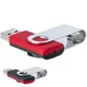 Флешка пластиковая на 8 Гб Twist Mix USB 2.0, красная / черная - фото № 1