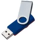 Флешка пластиковая на 8 Гб Twist Mix USB 2.0, красная / синяя - фото № 3