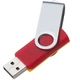 Флешка пластиковая на 8 Гб Twist Mix USB 2.0, красная / желтая - фото № 3