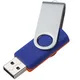 Флешка пластиковая на 8 Гб Twist Mix USB 2.0, оранжевая / синяя - фото № 3