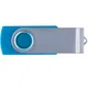 Флешка пластиковая на 8 Гб Twist USB 2.0, голубая - фото № 3