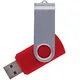 Флешка пластиковая на 8 Гб Twist USB 2.0, красная - фото № 1