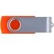 Флешка пластиковая на 8 Гб Twist USB 2.0, оранжевая - фото № 3