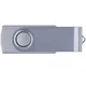 Флешка пластиковая на 8 Гб Twist USB 2.0, серебристая - фото № 3