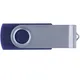 Флешка пластиковая на 8 Гб Twist USB 2.0, темно-синяя - фото № 3