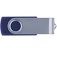 Флешка пластиковая на 8 Гб Twist USB 2.0, темно-синяя - фото № 3