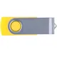 Флешка пластиковая на 8 Гб Twist USB 2.0, желтая - фото № 3