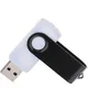 Флешка пластиковая на 8 Гб Twist White Color USB 2.0, белая / черная - фото № 2