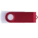 Флешка пластиковая на 8 Гб Twist White Color USB 2.0, белая / красная - фото № 3