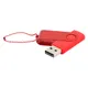 Флешка пластиковая с металлической скобой 16 Гб Designer To Go USB 2.0, красная - фото № 1