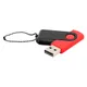 Флешка пластиковая с металлической скобой 16 Гб Designer To Go USB 2.0, красная / черная - фото № 1