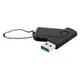 Флешка пластиковая с металлической скобой 16 Гб Designer To Go USB 3.0, черная - фото № 1