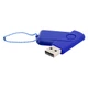 Флешка пластиковая с металлической скобой 32 Гб Designer To Go USB 2.0, синяя - фото № 1
