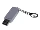 Флешка промо пластиковая на 64 Гб «Варуна» USB 2.0 с поворотным механизмом, серая - фото № 1