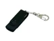 Флешка промо USB 2.0 на 4 Гб с поворотным механизмом и однотонным металлическим клипом, чёрная - фото № 1