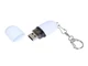 Флешка промо USB 2.0 на 8 Гб каплевидной формы, белая - фото № 2