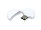 Флешка промо USB 2.0 на 8 Гб круглой формы, белая - фото № 2