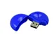 Флешка промо USB 2.0 на 8 Гб круглой формы, синяя - фото № 2