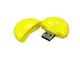 Флешка промо USB 2.0 на 8 Гб круглой формы, жёлтая - фото № 2