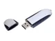 Флешка промо USB 3.0 на 64 Гб овальной формы, белая / чёрная - фото № 2