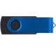 Флешка пластиковая на 32 Гб Twist Color Mix USB 3.0, черная / синяя - фото № 3