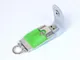 Флешка USB 2.0 кожаная 8 Гб в виде брелока, зелёная - фото № 1