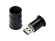Флешка USB 2.0 на 32 Гб Бочка, чёрная - фото № 1
