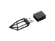 Флешка USB 2.0 на 32 Гб Геометрия, чёрная - фото № 1