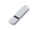 Флешка USB 2.0 на 32 Гб с soft-touch покрытием, белая - фото № 1