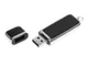 Флешка USB 2.0 на 4 Гб компактной формы, чёрная - фото № 2