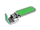 Флешка USB 2.0 на 4 Гб с массивным классическим корпусом, зелёная - фото № 2