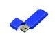 Флешка USB 2.0 на 4 Гб с оригинальным двухцветным корпусом, синяя - фото № 2