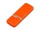 Флешка USB 2.0 на 4 Гб с оригинальным колпачком, оранжевая - фото № 3