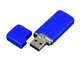 Флешка USB 2.0 на 4 Гб с оригинальным колпачком, синяя - фото № 2