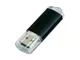 Флешка USB 2.0 на 4 Гб с прозрачным колпачком, чёрная - фото № 3